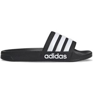 Adidas Adilette Shower Ciabatta Nera 3S Bianche
