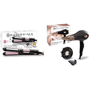 Bellissima Imetec Creativity B27 100 Piastra Per Capelli Con Rivestimento In Ceramica E Controllo Della Temperatura & Imetec My Pro Ceramic P5 3800 Asciugacapelli Professionale