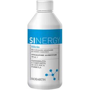 Bioearth Sinergy Silicio 500 ml - Integratore Alimentare per Tessuti Connettivi
