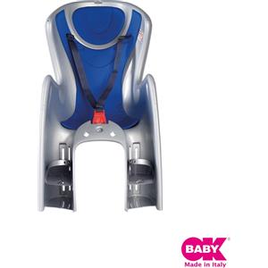 OK Baby - Seggiolino Bici Posteriore Fisso Baby Shield Grigio