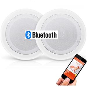 IDOR STORE Coppia Casse Altoparlante Audio Bluetooth Da Soffitto Ad Incasso Diffusore Altoparlanti da soffitto Cassa da bagno per camera da letto Casa Soggiorno Ufficio Casa