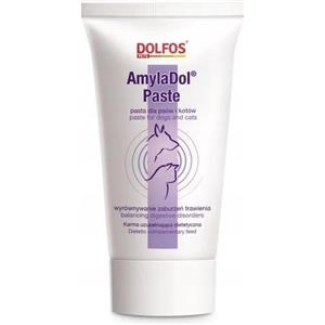 DOLFOS AmylaDol Paste 50g - Alimento Dietetico per Cani e Gatti con Enzimi Digestivi Naturali per Supporto Digestivo