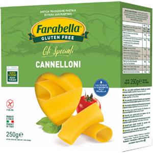 Farabella Cannelloni Senza Glutine 250g - Pasta a base di Farina di Mais e Riso