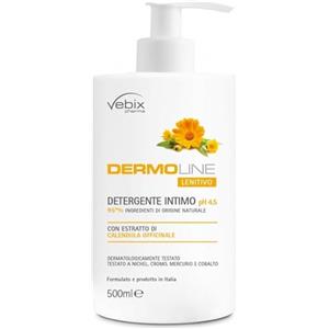 Vebix Dermoline Calendula - Detergente Intimo Lenitivo 500 ml con pH 4.5