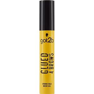 got2b Gel per sopracciglia Glued 4 Brows, mascara trasparente e duraturo per modellare le sopracciglia, con formula vegana, 16 ml