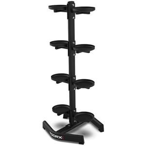 Toorx Rack Porta Kettlebell e Palle Mediche - 8 Posti, Dimensioni 45x53x128 cm, Peso 24 kg