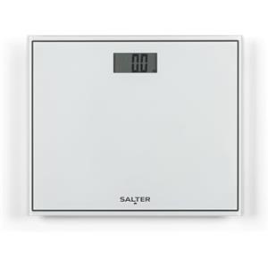 Salter 9207 WH3R bilancia pesapersone digitale Compatta, bilancia digitale persone, Display LCD Facile da Leggere, Lettura Precisa Istantanea del Peso, Capacità Massima 180Kg, Bianco