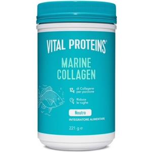 Nestlé Vital Proteins Marine Collagen 221g - Integratore in Polvere con Collagene Marino, Sapore Neutro, 12g di Peptidi per Porzione
