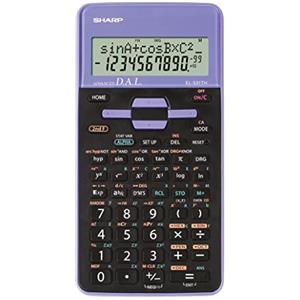 Sharp EL-531TH calcolatrice Tasca Calcolatrice scientifica Nero, Viola