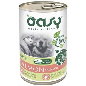 Oasy cane adult salmone umido 400 gr