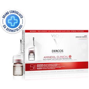 Vichy Dercos Aminexil Intensive 5 trattamento anti-caduta per donna 21 fiale x 6 ml pz Fiale