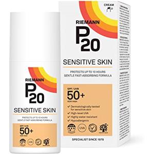 P20 RIEMANN P20 Crema solare SPF50 Sensitive 100 ml, bianco