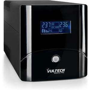 Vultech Gruppo di continuita' Vultech UPS 2000VA Pro Line Interactive con LCD [UPS2000VA-PRO]