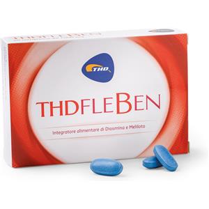 THD FLEBEN - Integratore Alimentare per il Microcircolo con Diosmina, Troxerutina e Meliloto - 20 Compresse