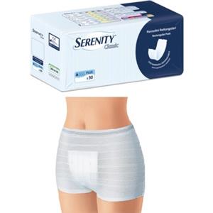 Serenity Classic Pannolone Rettangolare Con Barriera - 30 Pezzi, Lavabile e Riutilizzabile