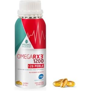 PROMOPHARMA SpA Omega Rx3 1200 120 perle - Integratore Epa e DHA