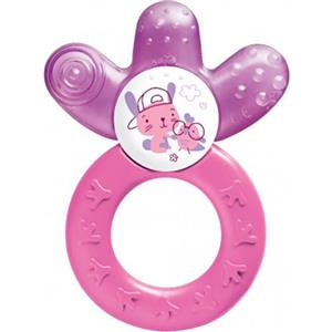 MAM Cooler Femmina Singolo - Dentaruolo per Bambine 4 Mesi, Rinfrescante e Senza BPA