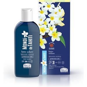 Helan Monoi de Tahiti Latte Solare SPF 30 - Protezione Alta per Pelli Chiarissime e Sensibili, 200 ml