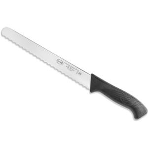 Sanelli Skin Coltello Pane Seghettato 24 cm - Acciaio Inossidabile, Manico Ergonomico