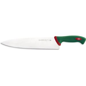 Sanelli Premana Coltello Cucina Professionale 24 cm in Acciaio Inossidabile Verde con Manico Ergonomico