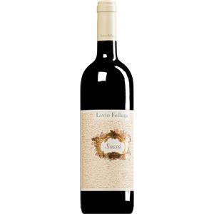 Livio Felluga Sossò Rosso 2016 - Vino Rosso Riserva Colli Orientali del Friuli DOC, Blend di Merlot, Refosco e Pignolo