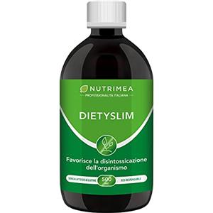 Laboratoires Nutrimea Dietyslim Nutrimea | Drenante Concentrato | Elimina Tossine e Liquidi | Azione Detox | Ritenzione Idrica | Con Tarassaco, Guaranà, Pilosella e Caffè Verde | 9 Estratti Vegetali | 500 ml