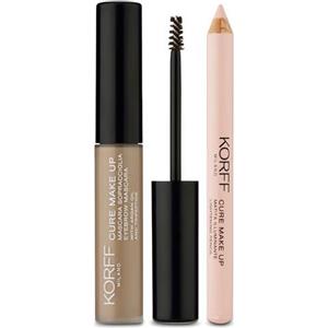 KORFF Kit Sopracciglia 03 con Mascara Fissante e Matita Illuminante