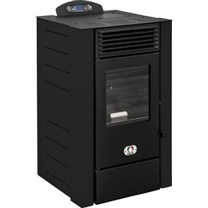 Stufe A Pellet Italia Alaska 10 kW Colore: Nero