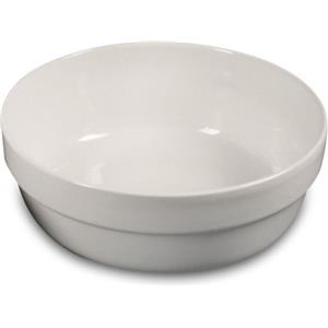 Saturnia Insalatiera Roma Tonda in Porcellana Bianco Ø 21 cm Impilabile