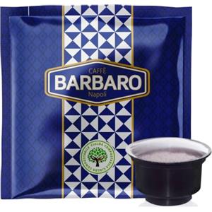CAFFE' BARBARO Napoli 100 Capsule Compatibili con macchina Caffitaly® miscela blu Cremoso Napoli