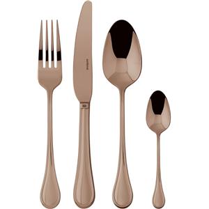 Sambonet Servizio di Posate 24 Pezzi Royal Mirror PVD Copper in Acciaio Inox