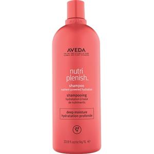 Aveda Nutri Plenish Deep Moisture Shampoo 1000ml - Shampoo Idratante per Capelli Secchi con Olio di Cocco Biologico