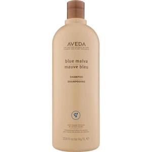 Aveda Blue Malva Shampoo 1000 ml - Shampoo anti-giallo per capelli biondi e bianchi con malva blu