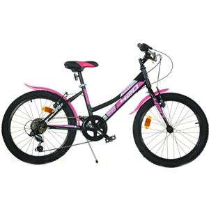 DINO BIKES BICICLETTA DINO BIKES BIMBA MISURA 20 BICI MTB AURELIA BAMBINA ART. 420D SHIMANO 6V (NERO FUXIA)