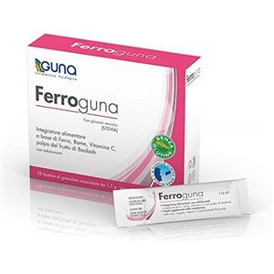 GUNA Integratore Alimentare A Base Di Ferro Ferroguna 28 Bustine