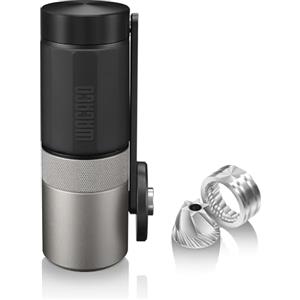 WACACO Exagrind, Macinacaffè Manuale Alta Precisione, Macina Caffe Portatile Professionale, Nucleo Conico in Acciaio Inossidabile, Macinino Caffe con Manovella Portatile per Viaggio, Campeggio, Cucina