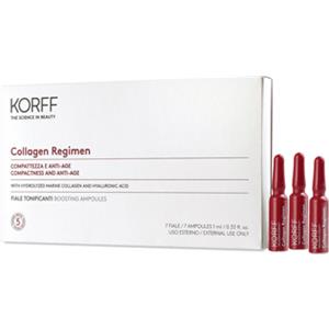 KORFF Collagen Regimen Fiale Tonificanti 28 giorni - Trattamento Anti-Age con Collagene Marino e Acido Ialuronico
