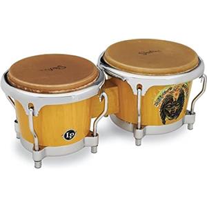 Latin Percussion LP Percussioni latine Bongo Santana Africa Speaks 7 1/4 + 8 5/8 LP201AX-SAS