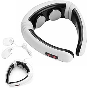 DISCORAMA MASSAGGIATORE PER CERVICALE, MASSAGGIATORE PER SPALLE ELETTRICO, DISPOSITIVO DI MASSAGGIO ELETTRICO PER COLLO ELETTROMAGNETICO IMPULSI MASSAGGIO SCHIENA CORPO COLLO - DISCORAMA®