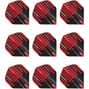 RED DRAGON Hardcore Radical Crossfire Flights - 3 set per confezione (9 freccette in totale)
