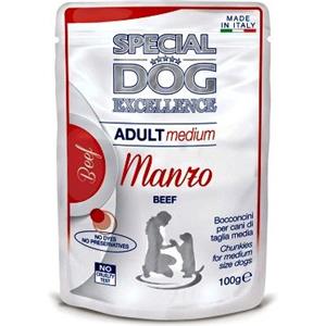 Special Dog Excellence Umido Adult Medium Manzo 100g - Alimento Completo per Cani di Taglia Media