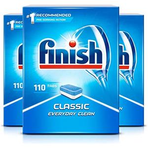 Finish Classic Everyday Clean Pastiglie Lavastoviglie Originali 110 Pastiglie Confezione da 3
