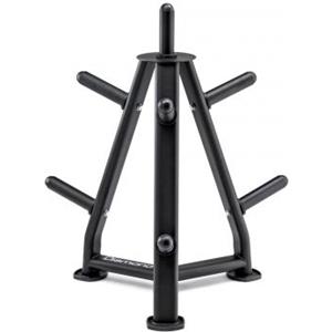 Diamond Rastrelliera per Dischi Olimpionici 50mm - Struttura ad Albero con 3 Braccia e 8 Perni per Palestra