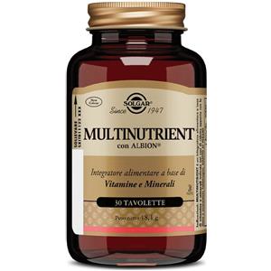Solgar Multinutrient - Integratore di Vitamine e Minerali, 30 Tavolette per Benessere Generale