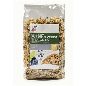 La Finestra sul Cielo Vivibio Crunchy con avena quinoa e mirtilli 375 g BIO