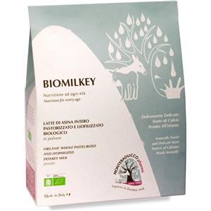 Montebaducco pharma Latte di Asina Biologico in Polvere, 100 grammi, Certificato BIO - Nutriente e Naturale