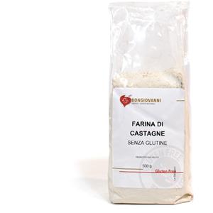 Bongiovanni Bontà Naturali Farina di Castagne 500 g BIO senza glutine