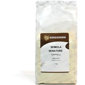 Bongiovanni Bontà Naturali Semola Bio di Grano Senatore Cappelli Rimacinata - Semola RimacSemola Rimac. Grano Senatore Cappelli 1Kg BIO