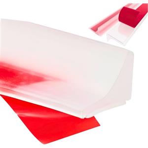 JANDTEK Barriera doccia ferma acqua 1 m - Paratie antiallagamento - Bordo per piatto doccia autoadesivo - Guarnizione vasca da bagno per la ritenzione idrica - Guarnizione per doccia flessibile