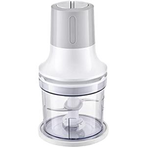 Melchioni Family | Tritatutto Elettrico BLADE, con 2 Velocità, 260W, 4 Lame in Acciaio, Salvaspazio, Bicchiere Contenitore da 500 ml, Base Antiscivolo